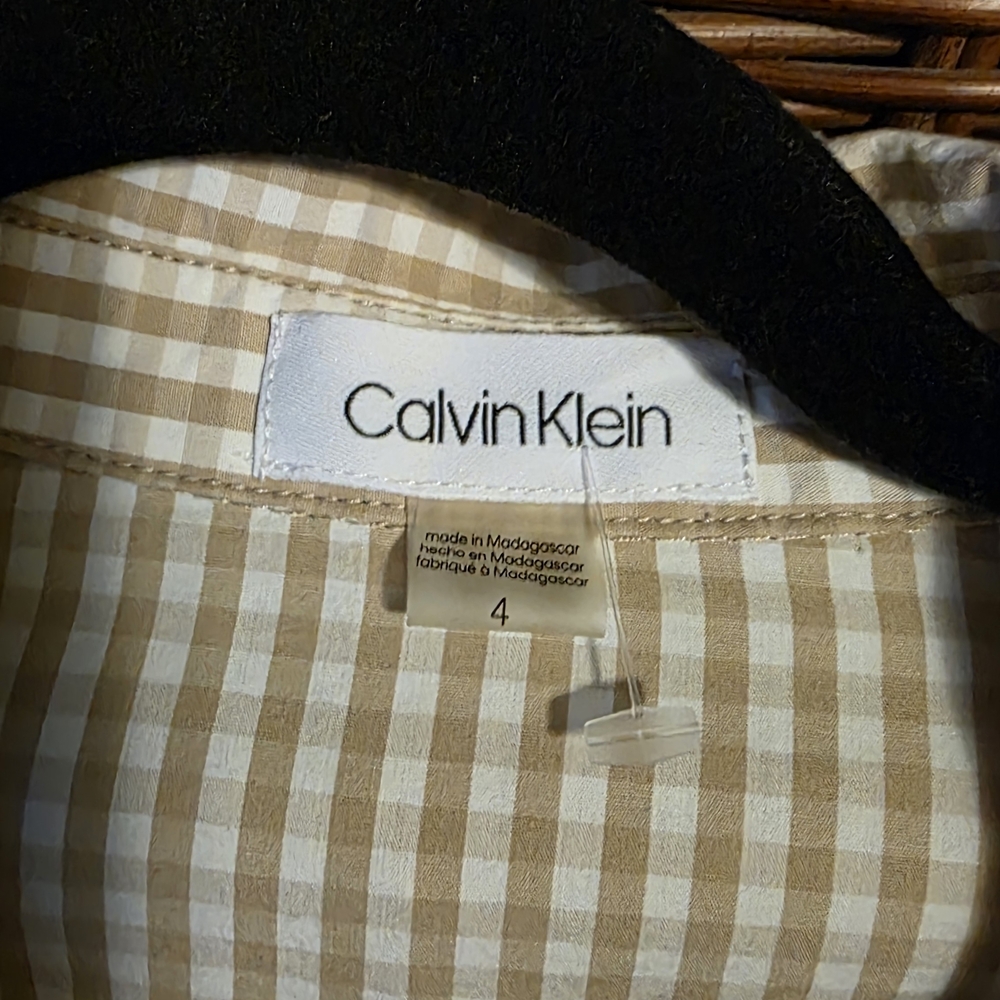 Checkered Button-Up Dress - Picture 2 of 5